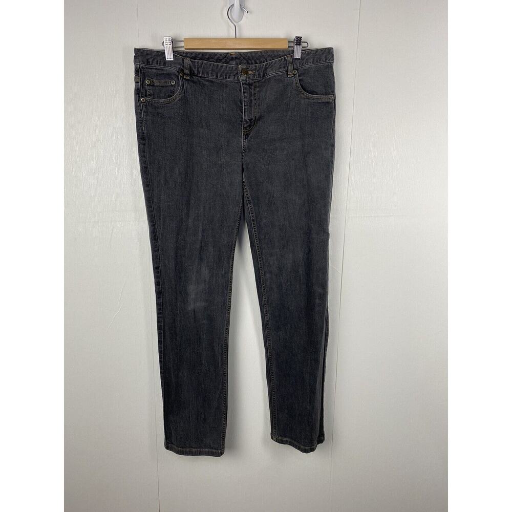 Woolrich Jeans 1219 Black Women’s Size 16 Relaxed Straight.